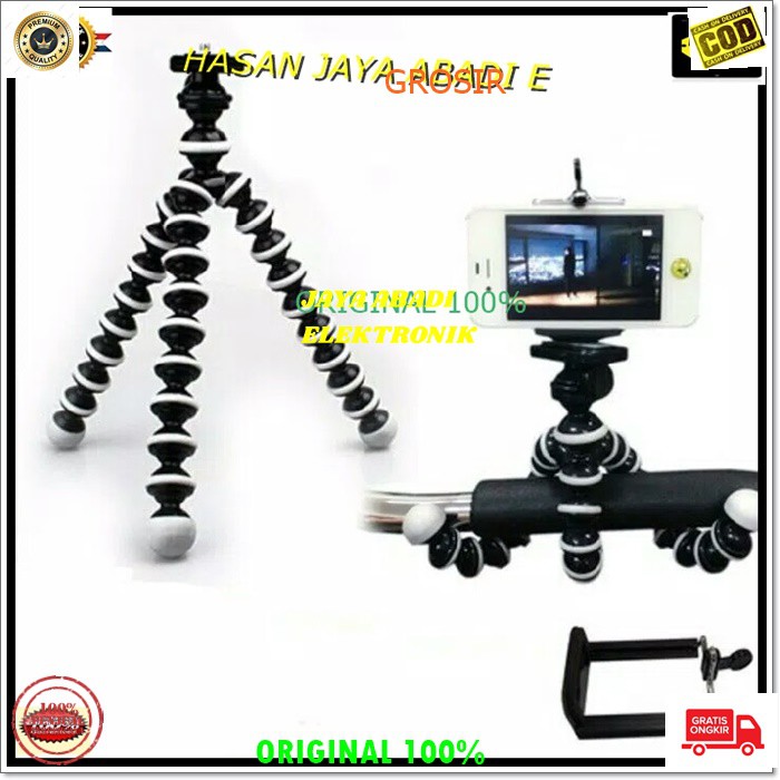 J134 TRIPOD MINI LIPAT GORILA HOLDER U KAKI TIGA MONOPOD PEGANGAN HP KAMERA CAMERA PENYANGGA DUDUKAN POD MOBILE ORIGINAL TRIPOD SPIDER MINI HOLDER U LIPAT KAKI TIGA MONOPOD FLEXSIBLE UNIVERSAL NAMUN TETAP KOKOH PENYANGGA HANDPHONE