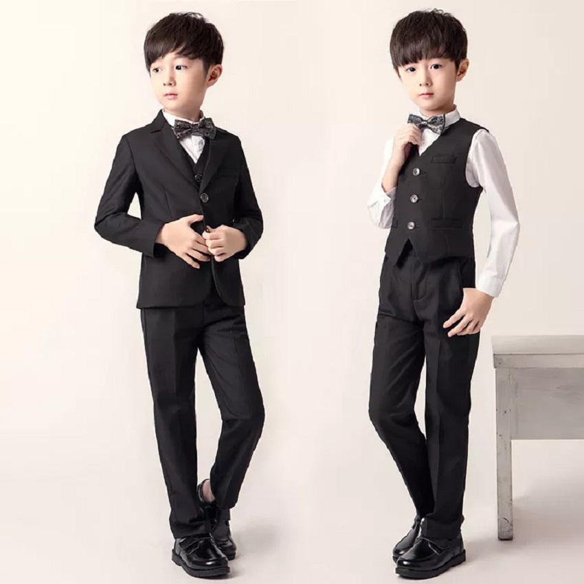 SETELAN JAS HITAM ANAK RESMI FORMAL SLIMFIT PAKET LENGKAP 5IN1 BAHAN HIGH TWIST TERBAIK ORIGINAL NIKAYU