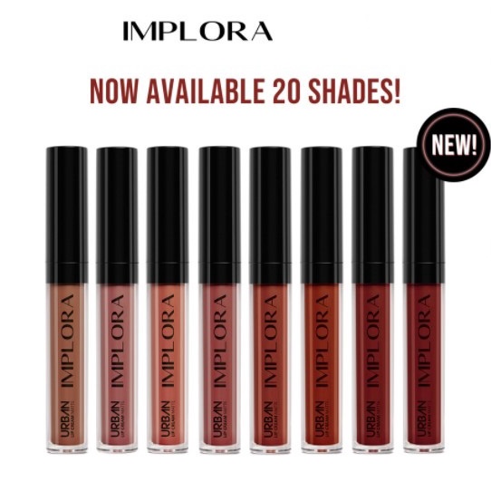 Implora Urban Lip Cream Matte Lipmatte Liptin Lipstik Kosmetik Bibir