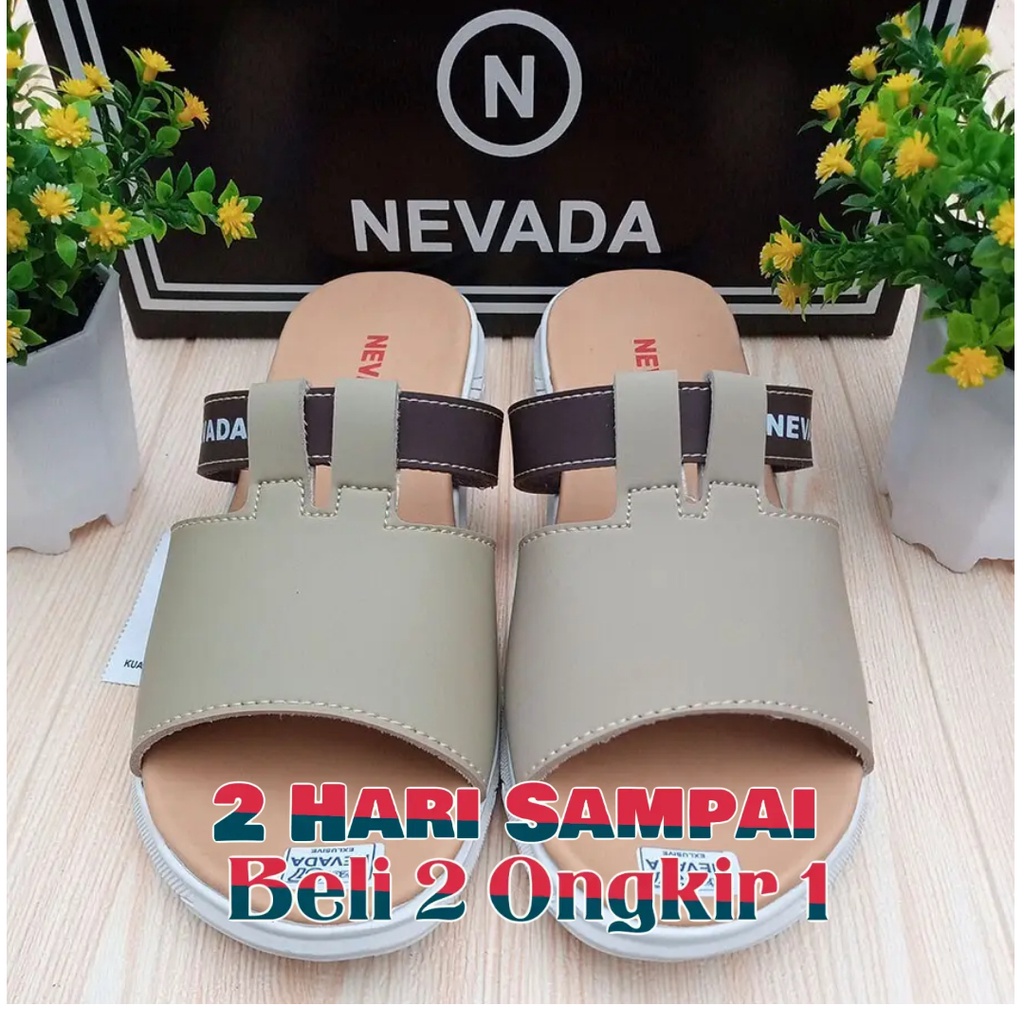 Invincible Sandal Wanita Nevada Slop Ori Original Terbaru