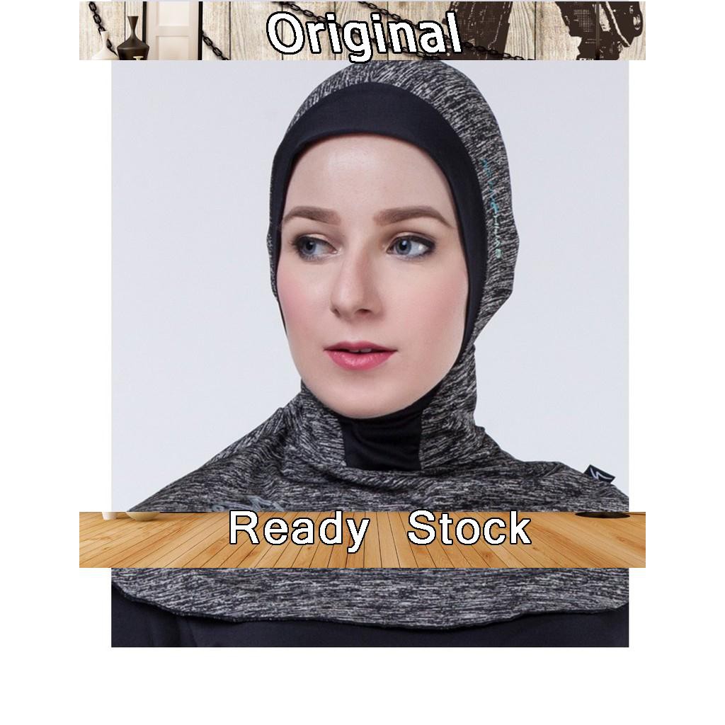 Inner Hijab Specs Esorra Hijab Cap W Heather Black 903434 Original