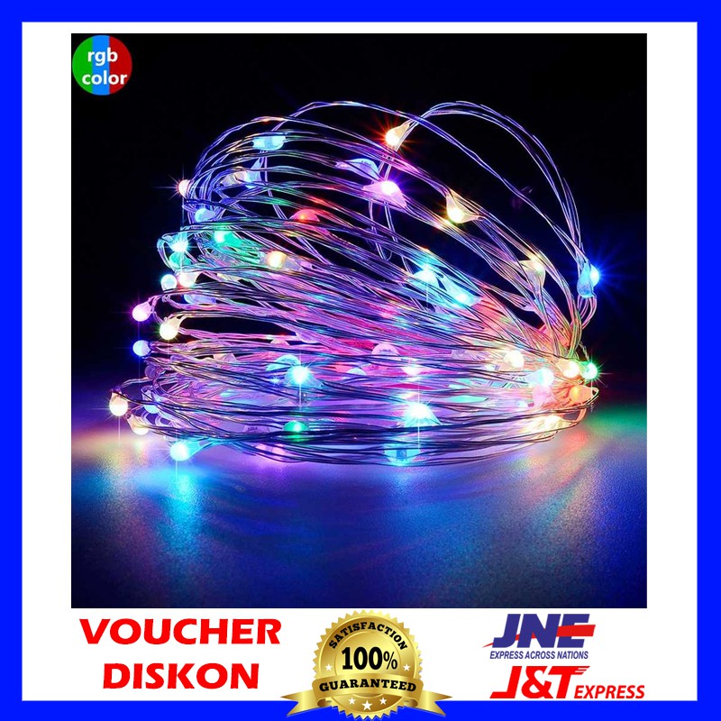 Lampu LED Hias Dekorasi USB Powered 50 LED 5 Meter RGB Lampu LED Hias Dekorasi USB Powered 50 LED 5 Meter RGB