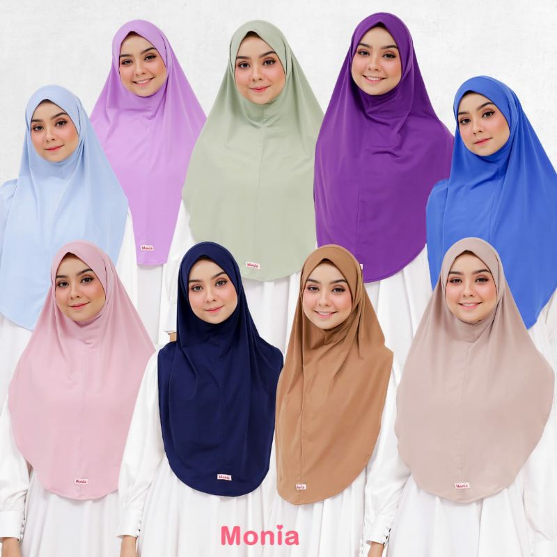 Alina Hijab by Monia Hijab Kids size LXL | Hijab Terbaru | Hijab Instant Terbaru