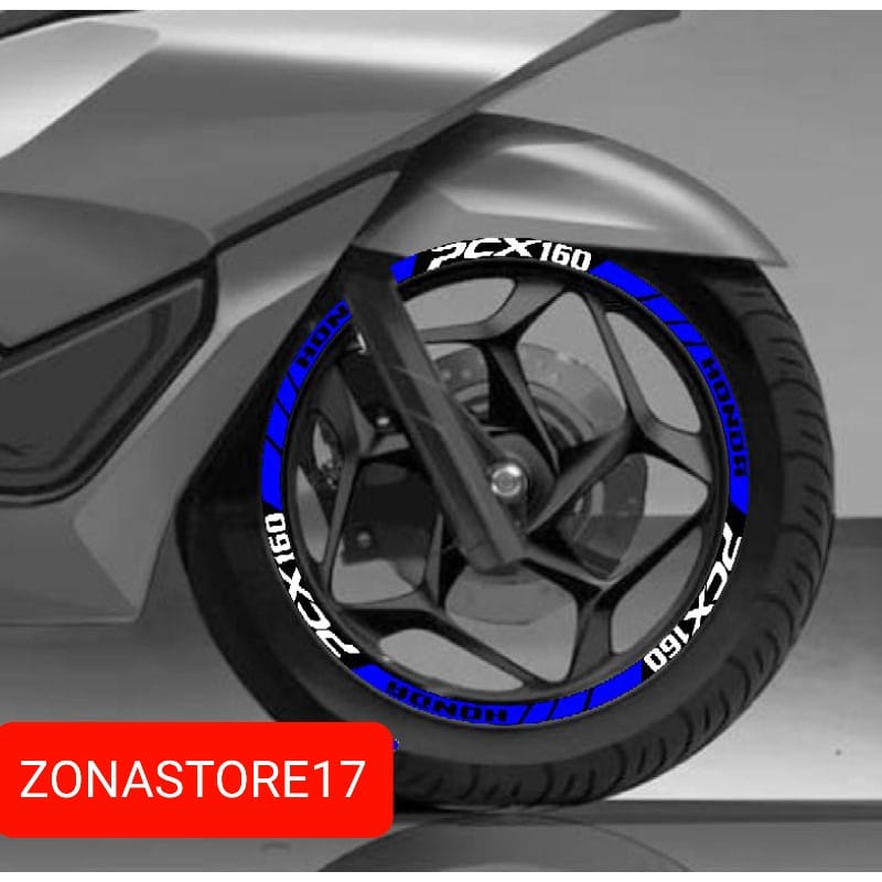 Sticker variasi velg honda PCX 160 2021
