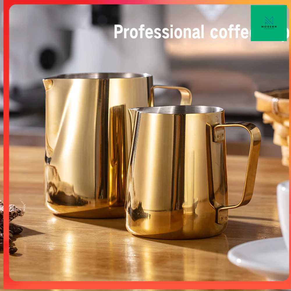 TD-DA Cafetera Gelas Milk Jug Kopi Espresso Latte Art Stainless 350ml AA0052