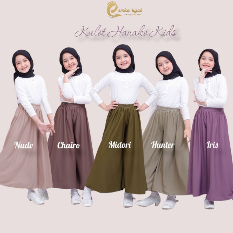 Kulot Hanako kids by EmkaHijab