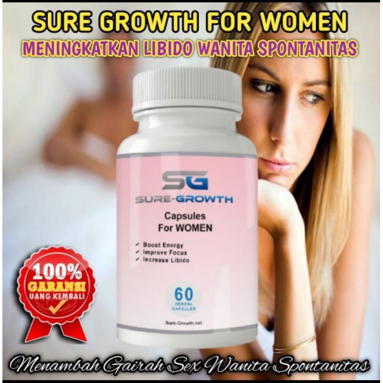 SUPLEMEN LIBIDO WANITA SURE _ GROWTH FOR WONMEN