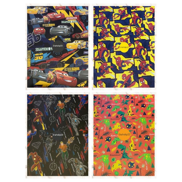 

KERTAS KADO SANSAN WAWA DOFF ISI 1 LEMBAR SPIDERMAN SUPERHERO AVENGERS