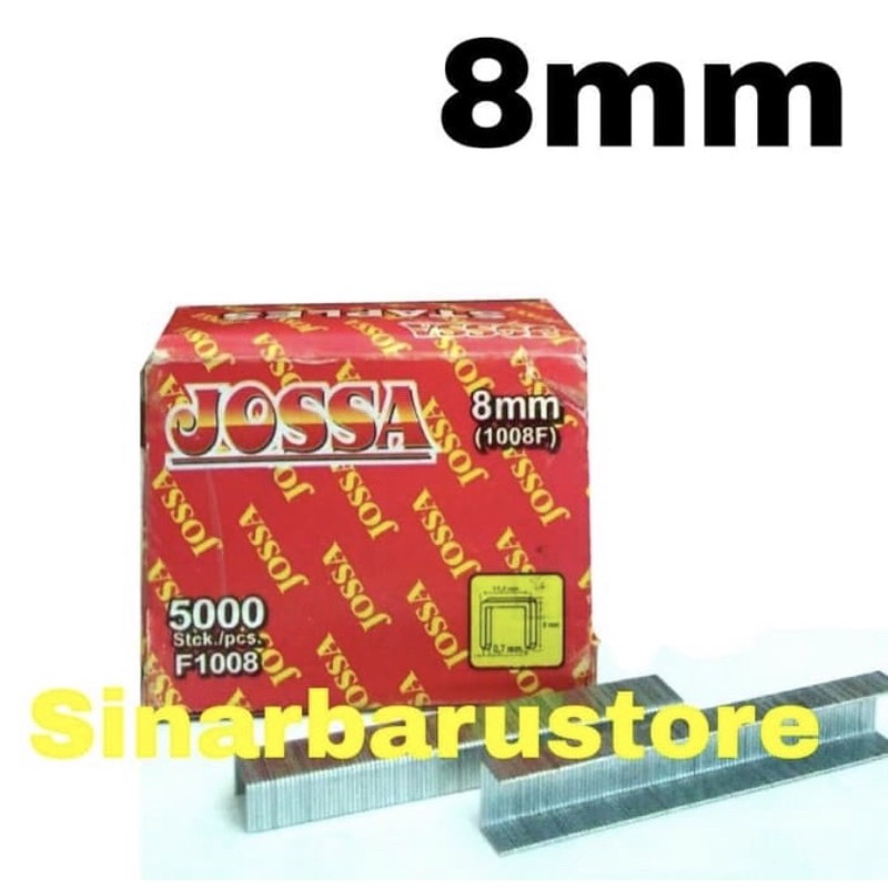 

Isi Steples/Staples Tembak"Jossa" 8mm isi 5000