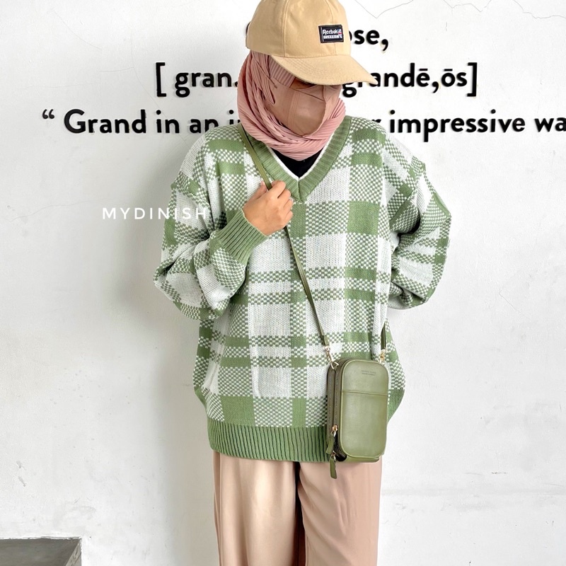 Sweater Wanita Gilsa Knitt Oversize