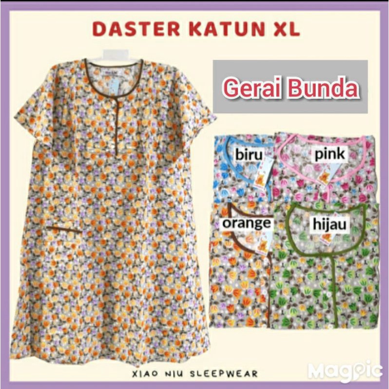 Daster Katun Siu-lie Size XL - Gerrai Bunda