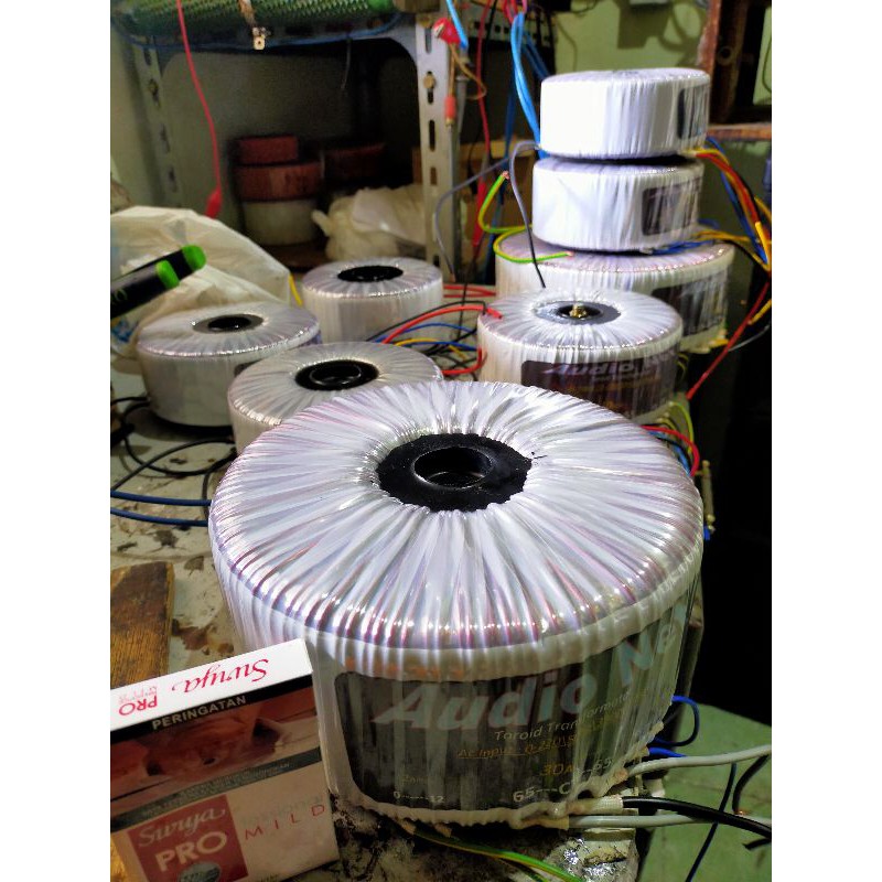 Trafo 30A 65V CT toroid donat Audionet