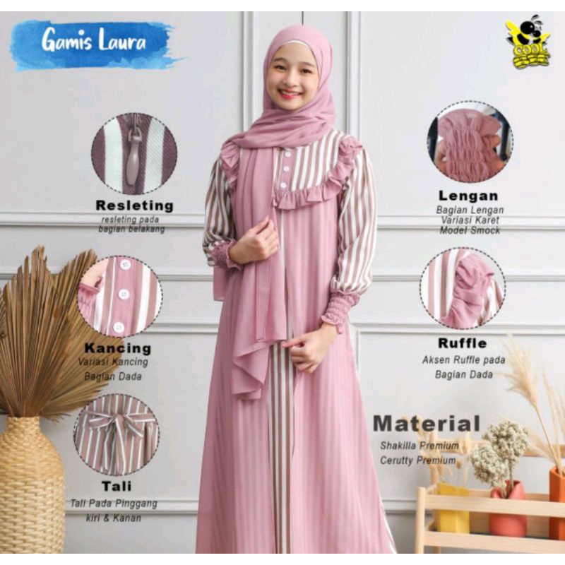 BAJU GAMIS ANAK COOLBEE ORIGINAL