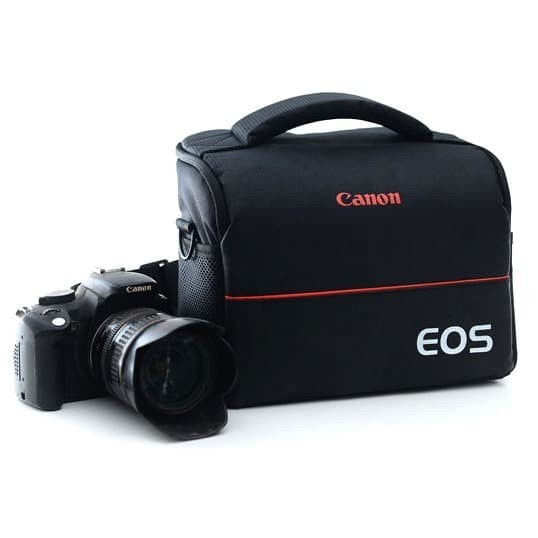 Tas Selempang Kamera DSLR for Canon Nikon - Black