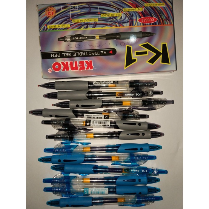 

Kusus Hari Ini Pen Kenko K1 (Hitam/Biru) 1 Lusin Limited