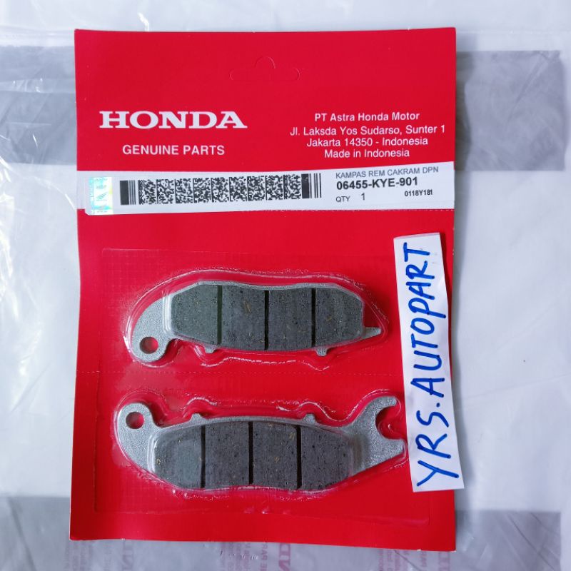 kampas rem depan CB150R Old CB150R NEW Megapro new Tiger new KYE
