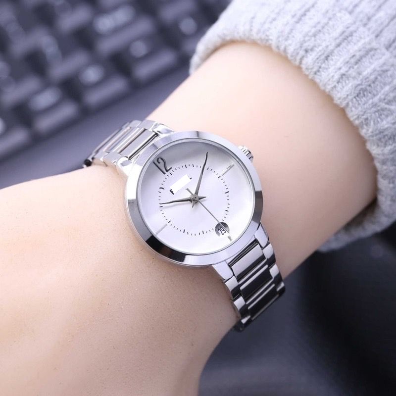 (BISA COD) BEST SELLER! JAM TANGAN FASHION WANITA KACA BELIMBING TANGGAL AKTIF