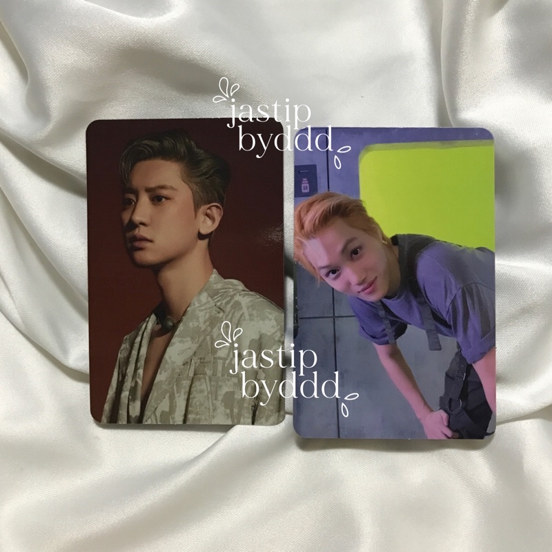 PHOTOCARD & AR CLIP CARD EXO CHANYEOL KAI JEWEL CASE DONT FIGHT THE FEELING DFTF PC CC