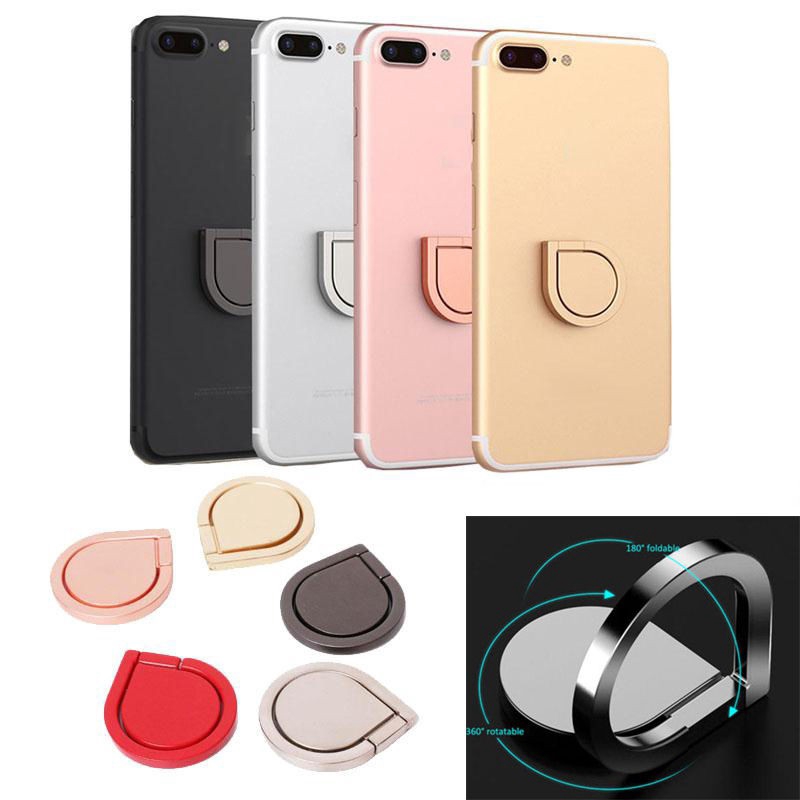 Universal 360 Water Drop Metal Grip Finger Ring Stand Holder for IPhone Cell Mobile Phone