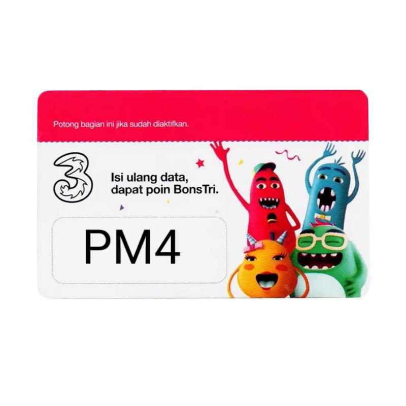 VOUCHER TRI PM4 42GB UNLIMITED YOUTUBE