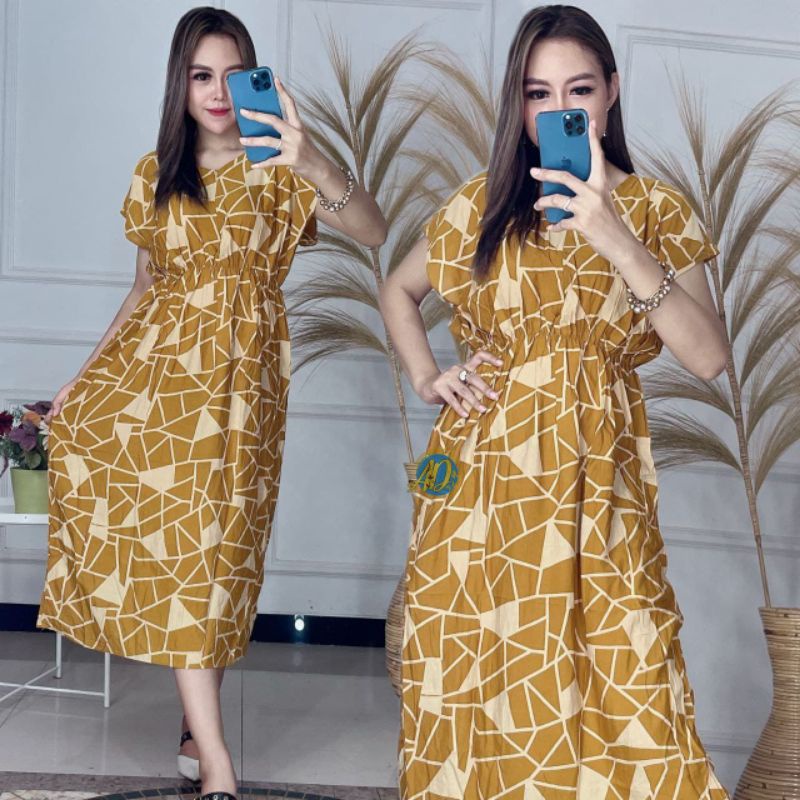 DASTER ARAB ZEMA | RAYON SUPER GRADE A | RESLETING DEPAN BUSUI | RENDA MILO-Mano kaca kuning