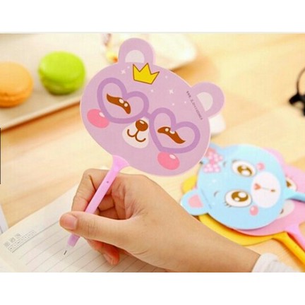 

Ready [Promo] Pulpen kipas motif kucing pulpen lucu pulpen kipas animal pulpen unik