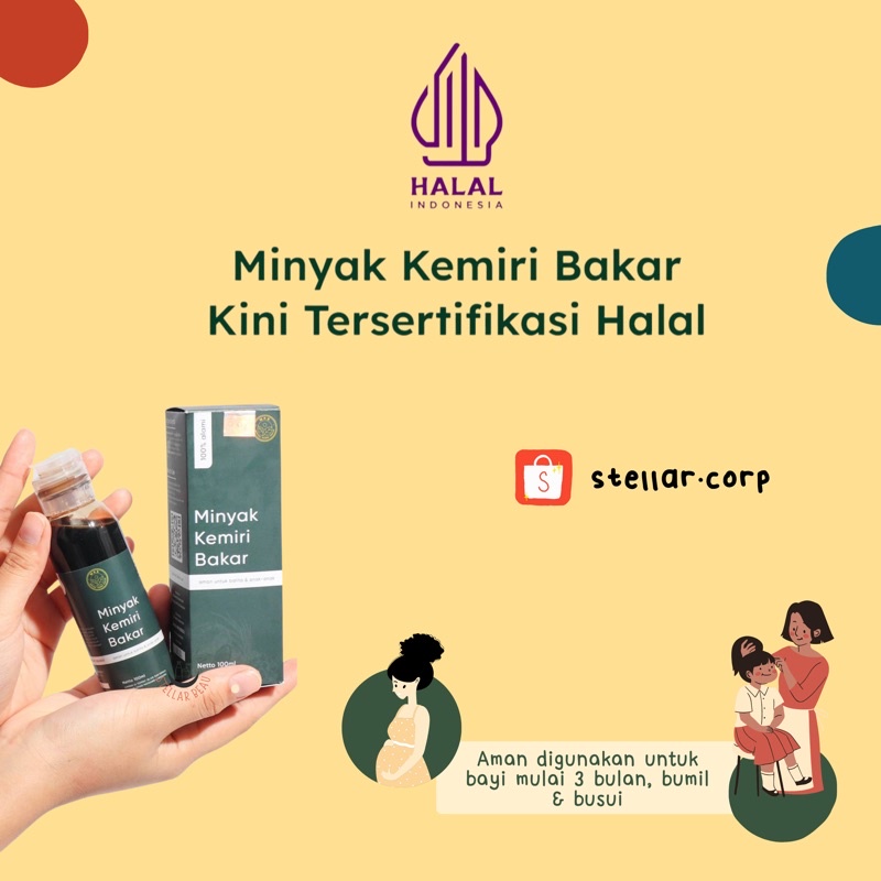 MINYAK KEMIRI BAKAR MKB ASLI BALI ORIGINAL BPOM 100ML