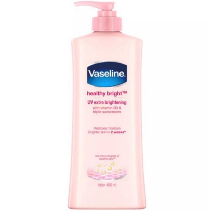 VASELINE healty bright UV extra brightening 400ml 100% {ORIGINAL}