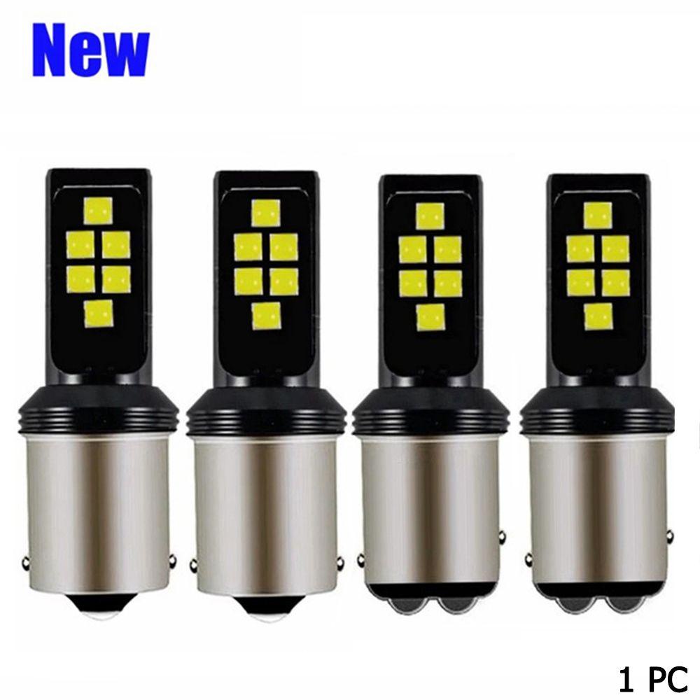 Populer Lampu Kabut Mobil3030 12SMD BA15S P21W LED Bohlam Mundur Cadangan Super Terang