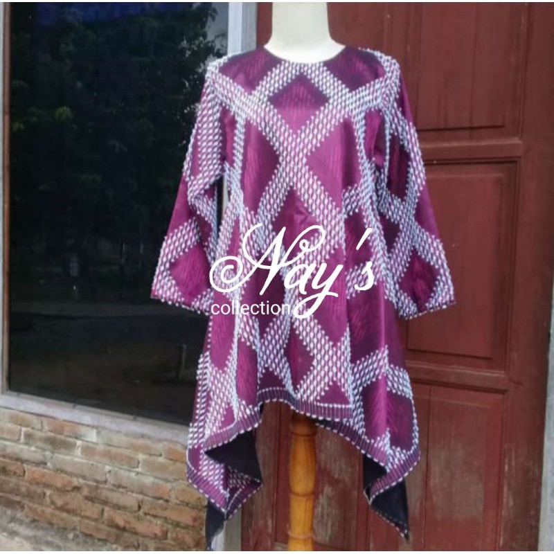 baju tenun bulu katun NC397