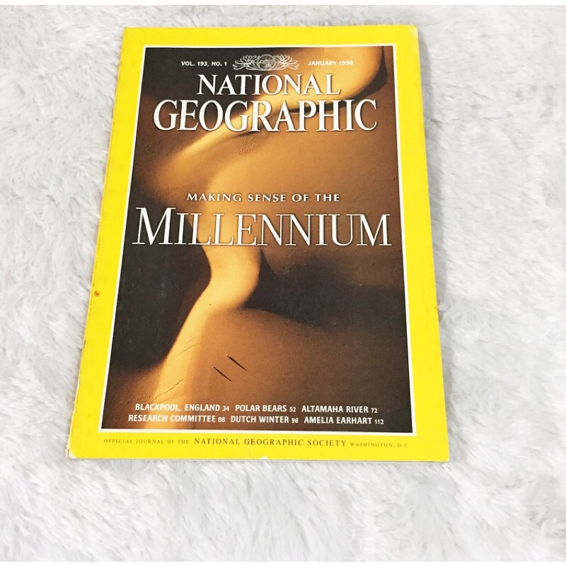 Original USA National Geographic Natgeo Impor Bahasa Inggris English Magazine Majalah Luar Negri Buk