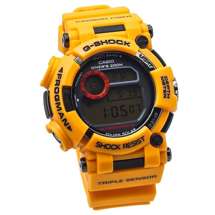 TERMURAH G SHOCK GWF 1000 GSHOCK GWF1000 FROGMAN KUNING YELLOW   Kuning Diskon