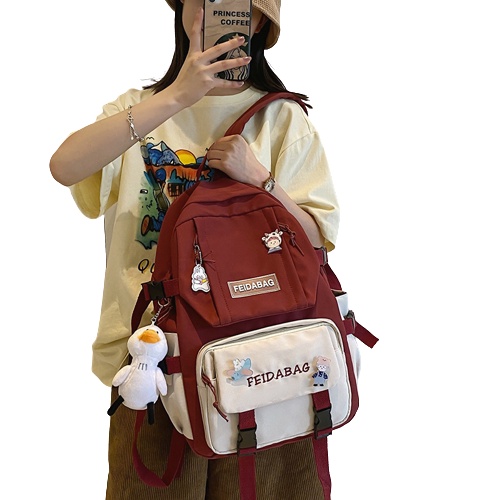 Tas Ransel Wanita Backpack Wanita Backpack Pria Tas Sekolah Anak Perempuan Tas Anak Tas SD SMP SMK SMA