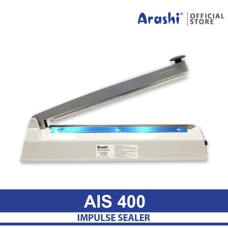 Mesin Press Sealer Plastik AIS 40cm / 400mm / Impulse Seal Pres Listrik