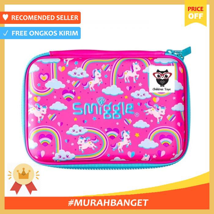 

Tempat Pensil - Ready Smiggle Magicool Hardtop Pencil Case Unicorn Original - Alat Tulis