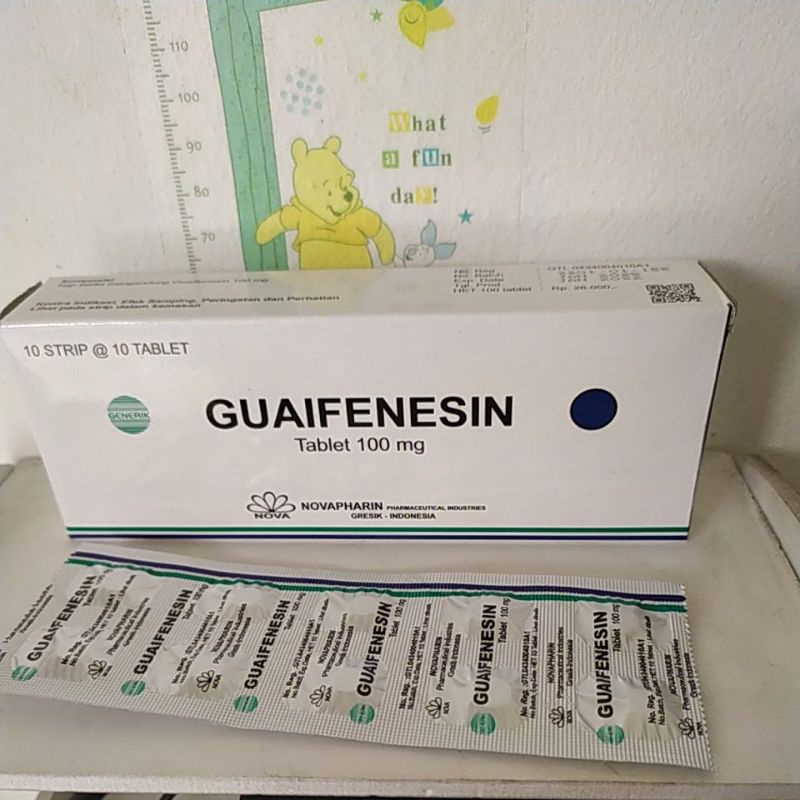 Guaifenisin GG 100mg obat batuk pengencer dahak