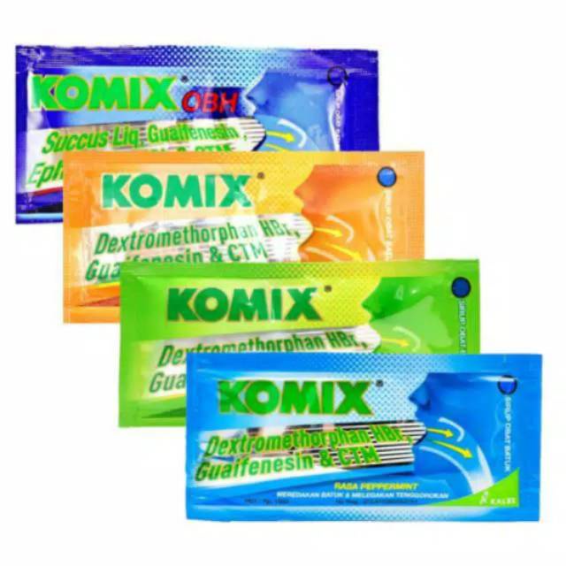 KOMIX Obat Batuk Sirup saset 4 varian