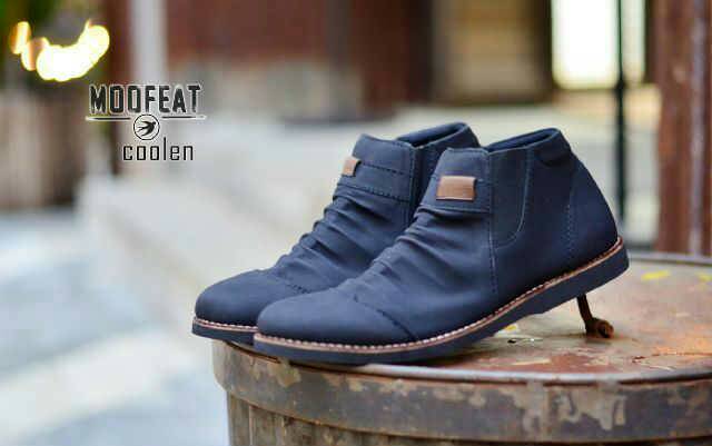 BEST PRODUCT - Sepatu Pria Original Moofeat Boots Slip On