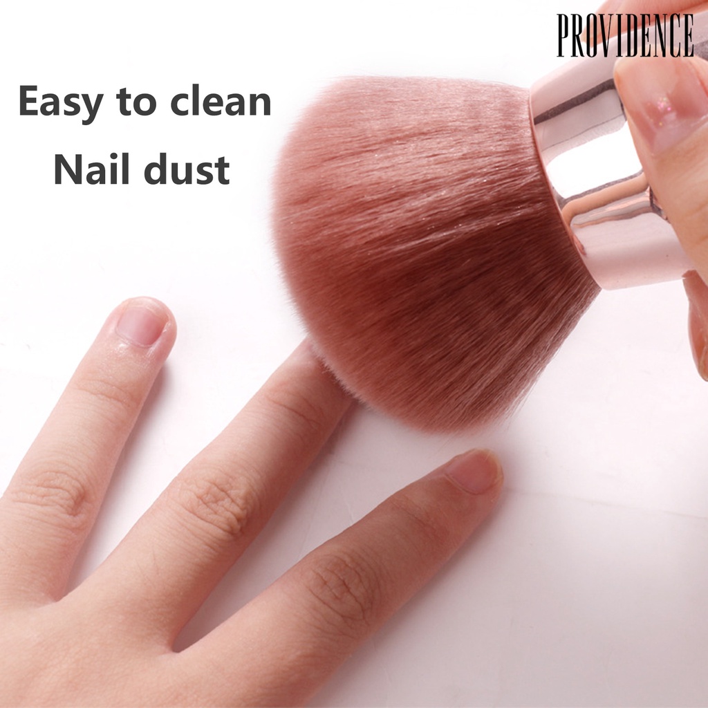 Providence Soft Nail Powder Brush Non-Fading Nylon Art Dust Remover Cleaner Makeup Nail Brushes for Manicure