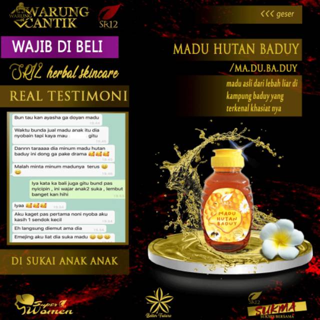 

[COD] MADU HUTAN BADUY SR12 / MADU HUTAN / MADU BADUY/MADU KESEHATAN/MADU MANIS/MADU/MADU PENGOBATAN