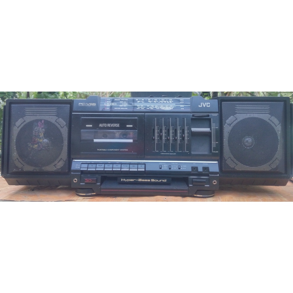 RADIO TAPE JVC PC-V55 Portable Component System
