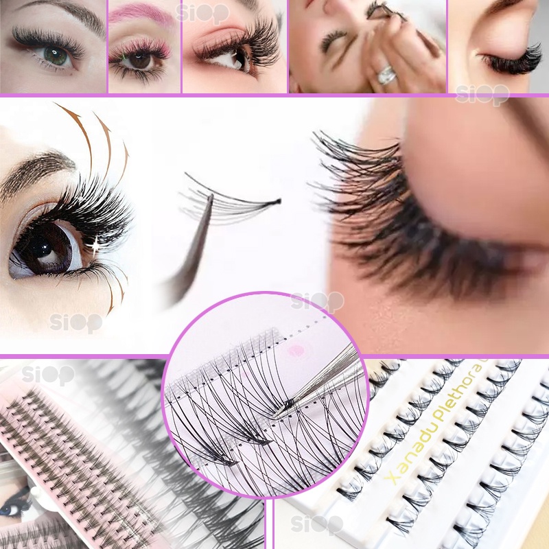 BULU MATA TANAM Bulu Mata Cabang Eyelash Extention Individual Lashes