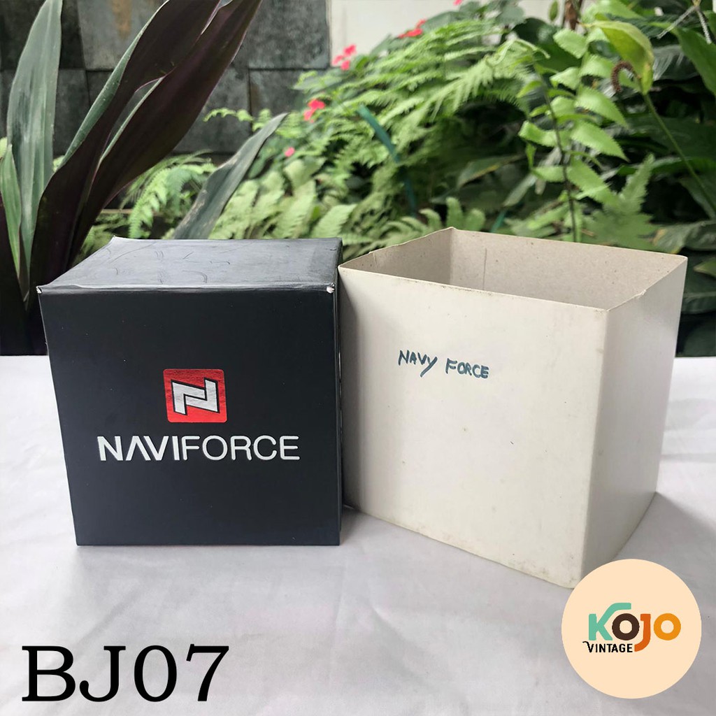 Box Jam Tangan / Kotak Jam Tangan / Cover Jam Tangan Pria Wanita Vintage Jadul Klasik Navi Force