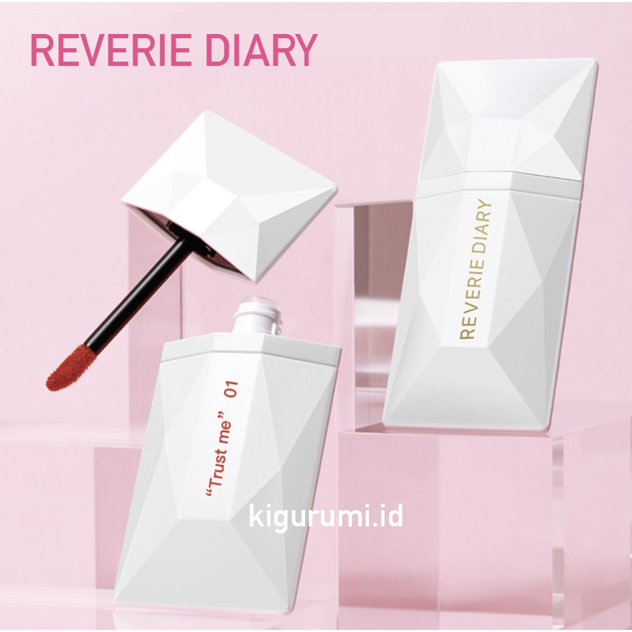 REVERIE DIARY Lipstick Diamond Velvet Matte Durable Lipstik 8 Best Color RV003