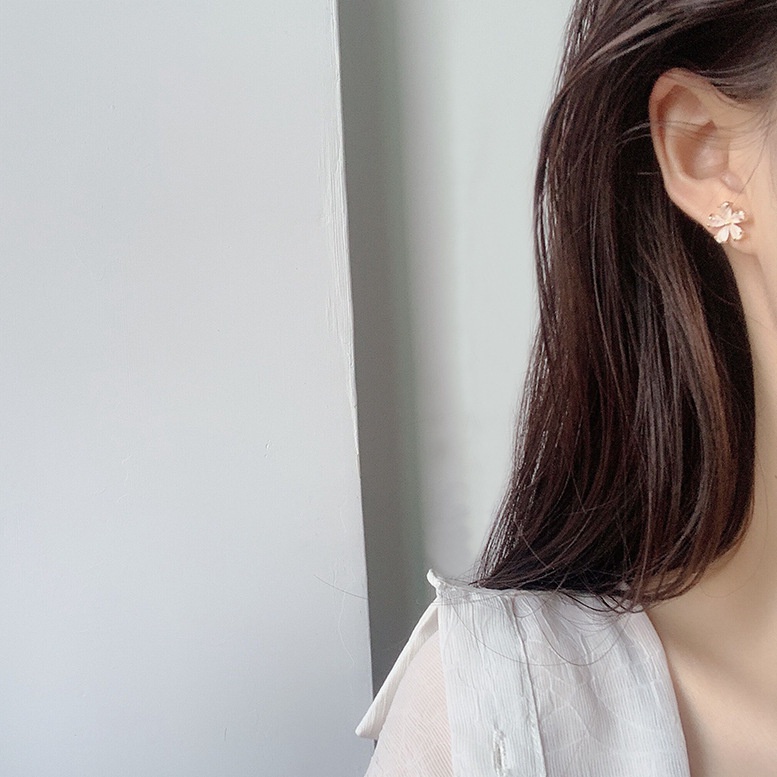 Korea sederhana semua yang sesuai dengan petite anting-anting lucu bunga segar anggun online influen