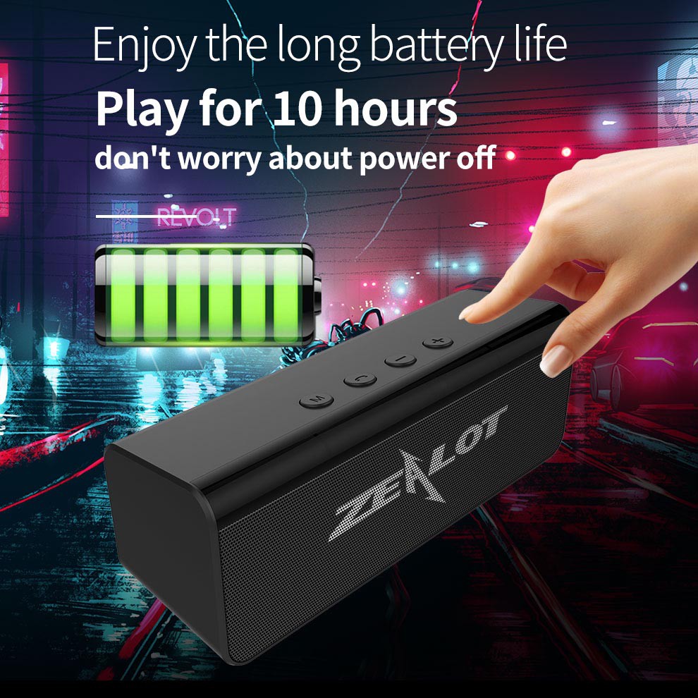 COD Portable Bluetooth Speaker 10W Zealot S31 - Black