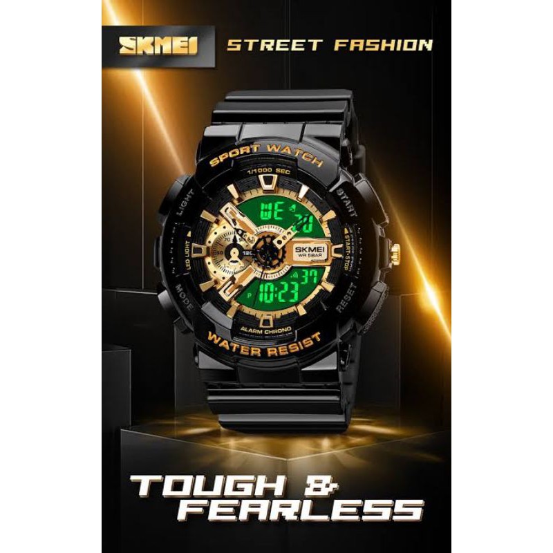 SKMEI 1688 ORIGINAL DOUBLE TIME WATCH