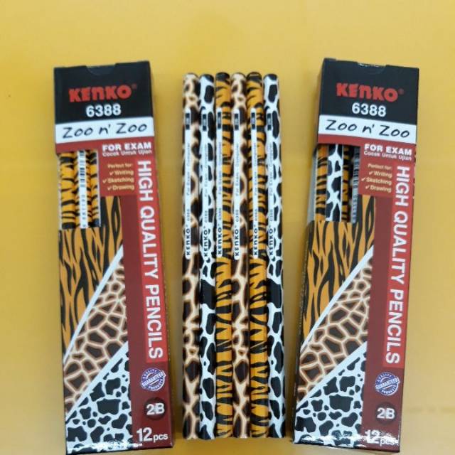 

Pensil 2B Kenko 6388 Zoo n' Zoo @12