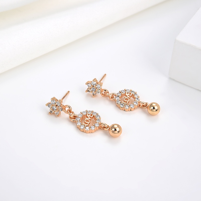 COD anting titanium wanita emas muda anti karat dewasa tusuk korea asli panjang dan luntur korea style selamanya dewasa 60e-137E