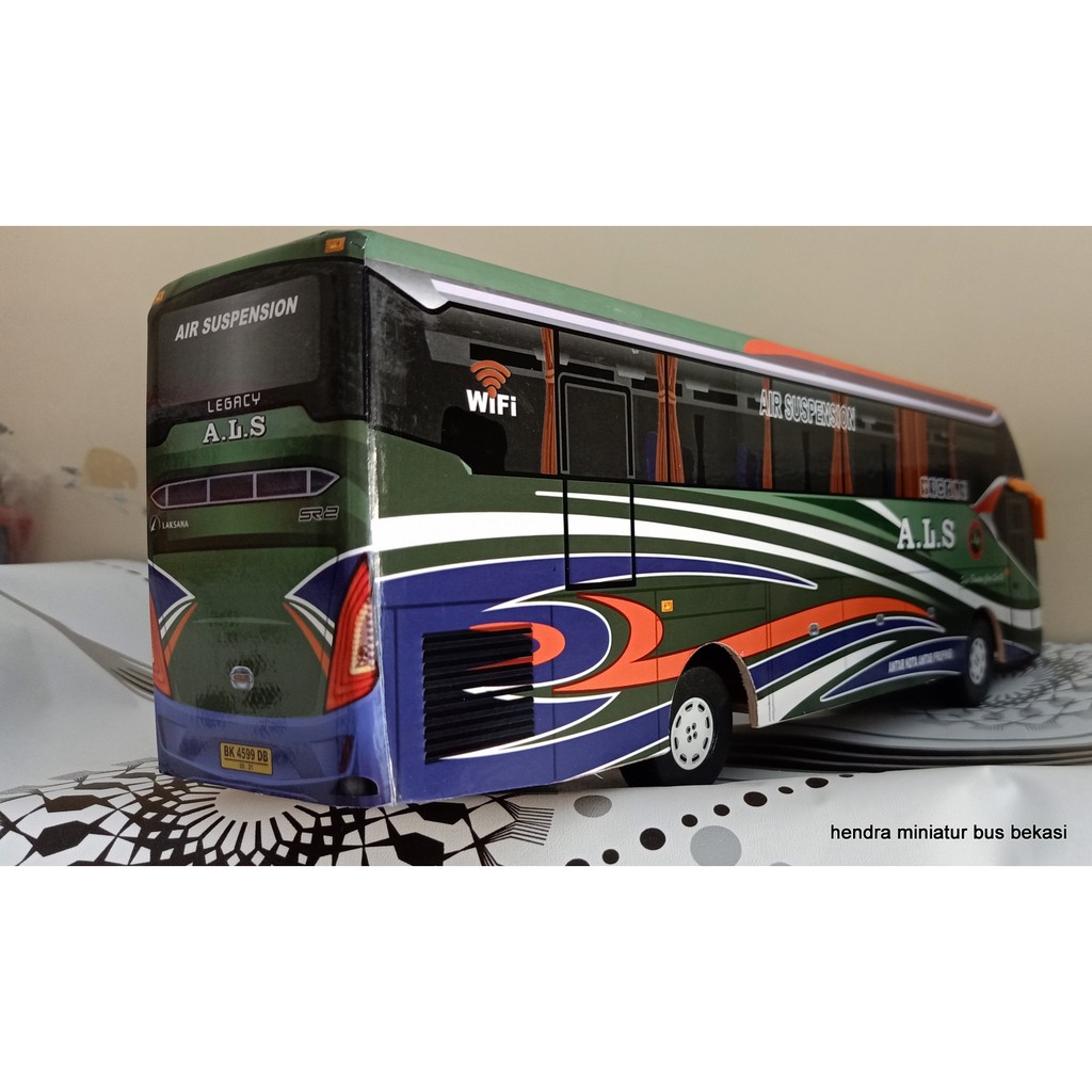 Miniatur Bus bis / mainan bus bis Bus SR2 ALS